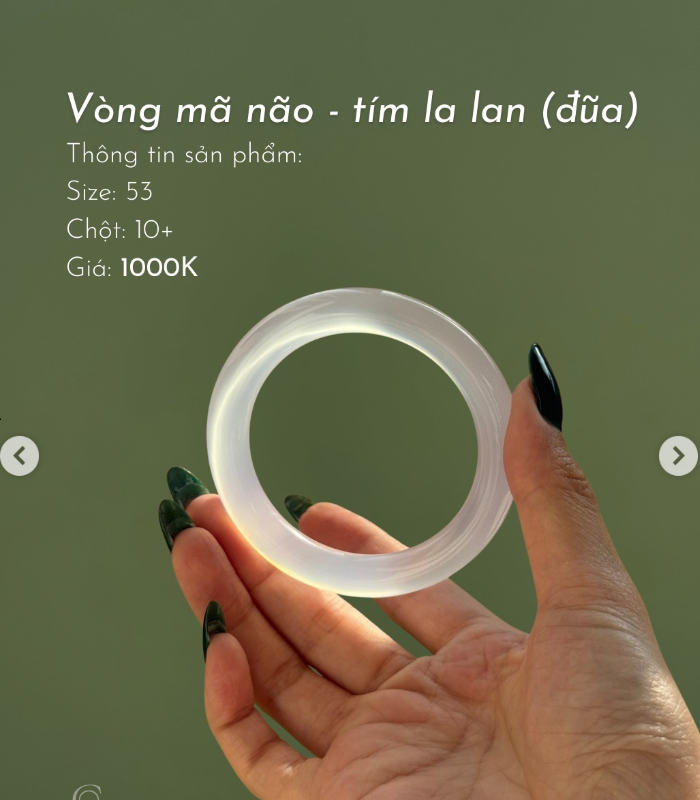Vòng Mã não tím la lan - Ảnh 2