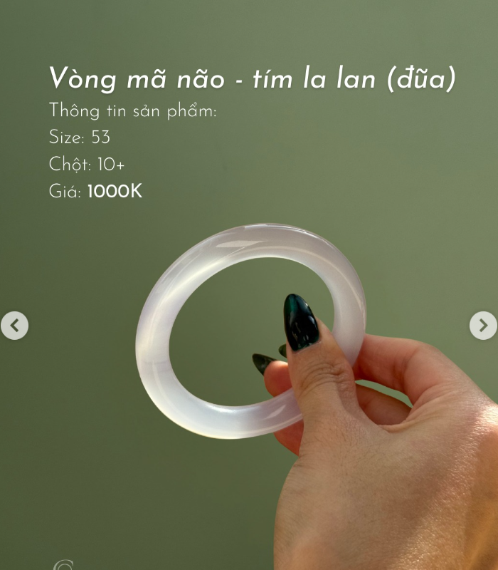 Vòng Mã não tím la lan - Ảnh 3