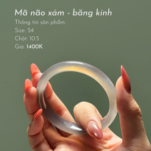 Vòng Mã não xám - Băng kính