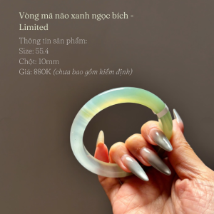 Vòng Mã não xanh ngọc bích